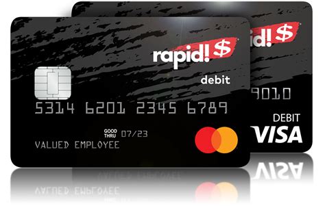 rapid paycard visa card